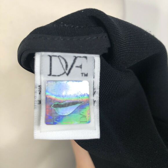 DVF Diane Von Furstenberg Cecilia Ladder Stitch Cutout Short Sleeve Shift Dress - Picture 10 of 12